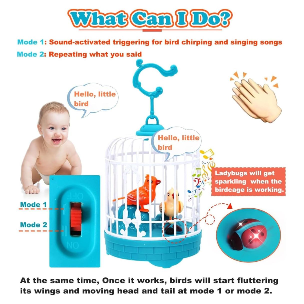 TALKING BIRD TOY FOR KIDS